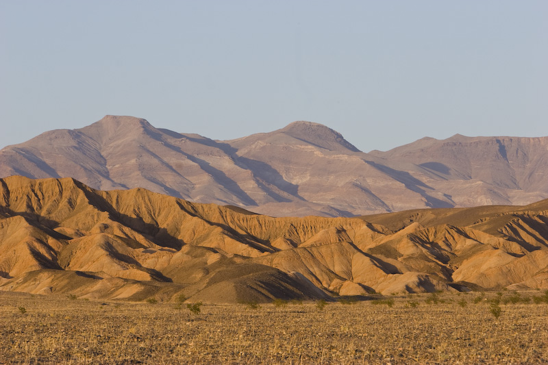 Badlands At Sunset